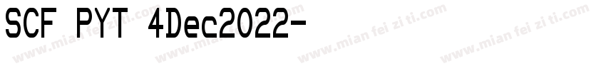 SCF PYT 4Dec2022字体转换